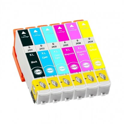 Epson cartridges T24 XL Set (T2438) Compatible