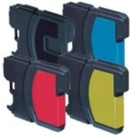 Brother DCP-185C compatible inktcartridges LC-1100 set 4 stuks