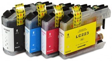 Brother DCP-J4120DW inkt cartridges LC-223 Set 4 Stuks  Compatible