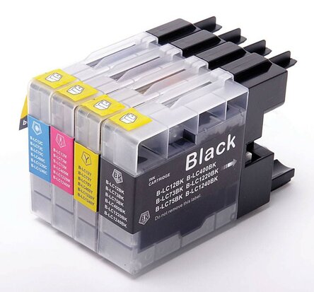 Brother LC1240 inktcartridge set 4 stuks Compatible 