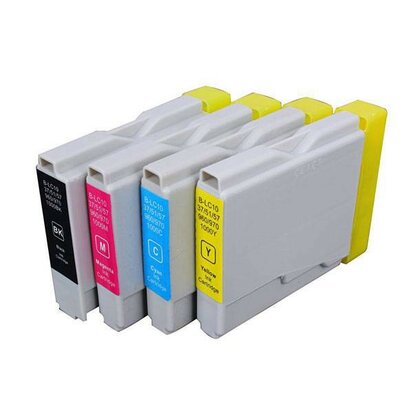 Brother MFC-680 compatible inktcartridges LC-1000 Set 4 Stuks