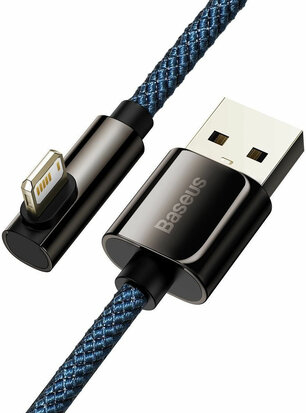 Baseus Legend Series USB naar Apple Lightning Kabel 2.4A Blauw 1M