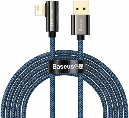 Baseus Legend Series USB naar Apple Lightning Kabel 2.4A Blauw 2M