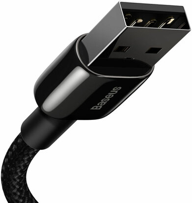 Baseus Tungsten Gold 12W Fast Charge USB naar Apple Lightning Kabel 2M