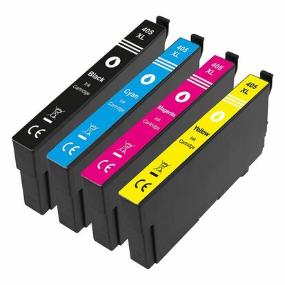 Epson WorkForce Pro WF-7840DTWF inkt cartridges 405XL Set 4 stuks compatible