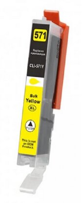 Canon pixma MG6850 inkt cartridges CLI-571 Yellow XL Compatible