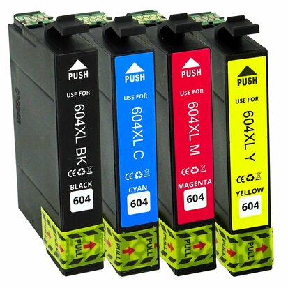 Epson Expression Home XP-2205 inkt cartridges 604XL set Compatible