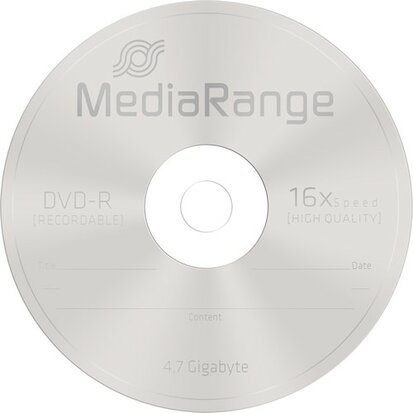 MediaRange DVD-R 4.7 GB 100 stuks