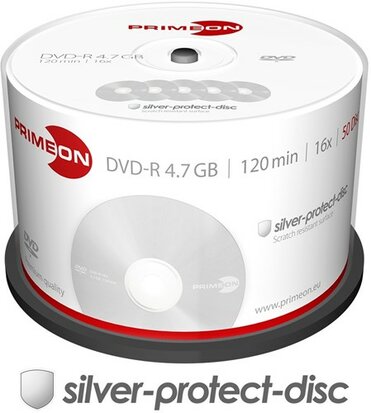 Primeon DVD-R 4.7 GB 50 stuks