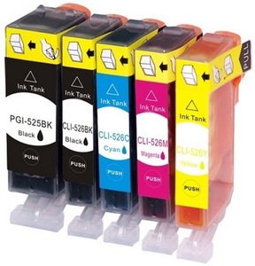 Canon pixma MG5250 Compatible inkt cartridges CLI-526/PGI ...